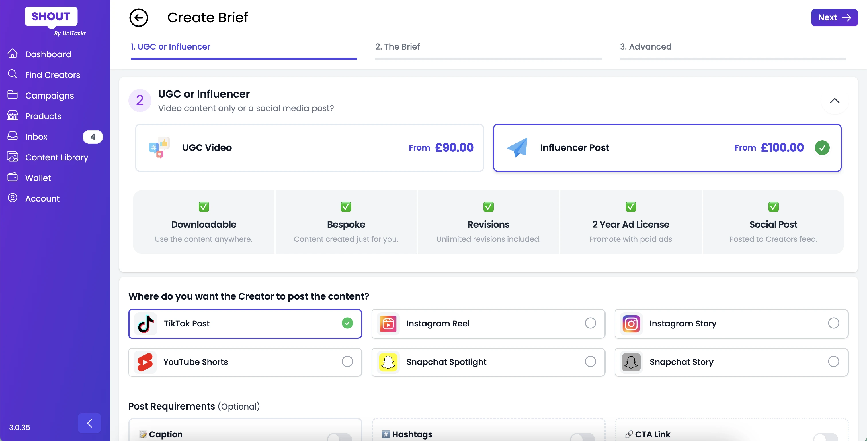 Build Your Brief