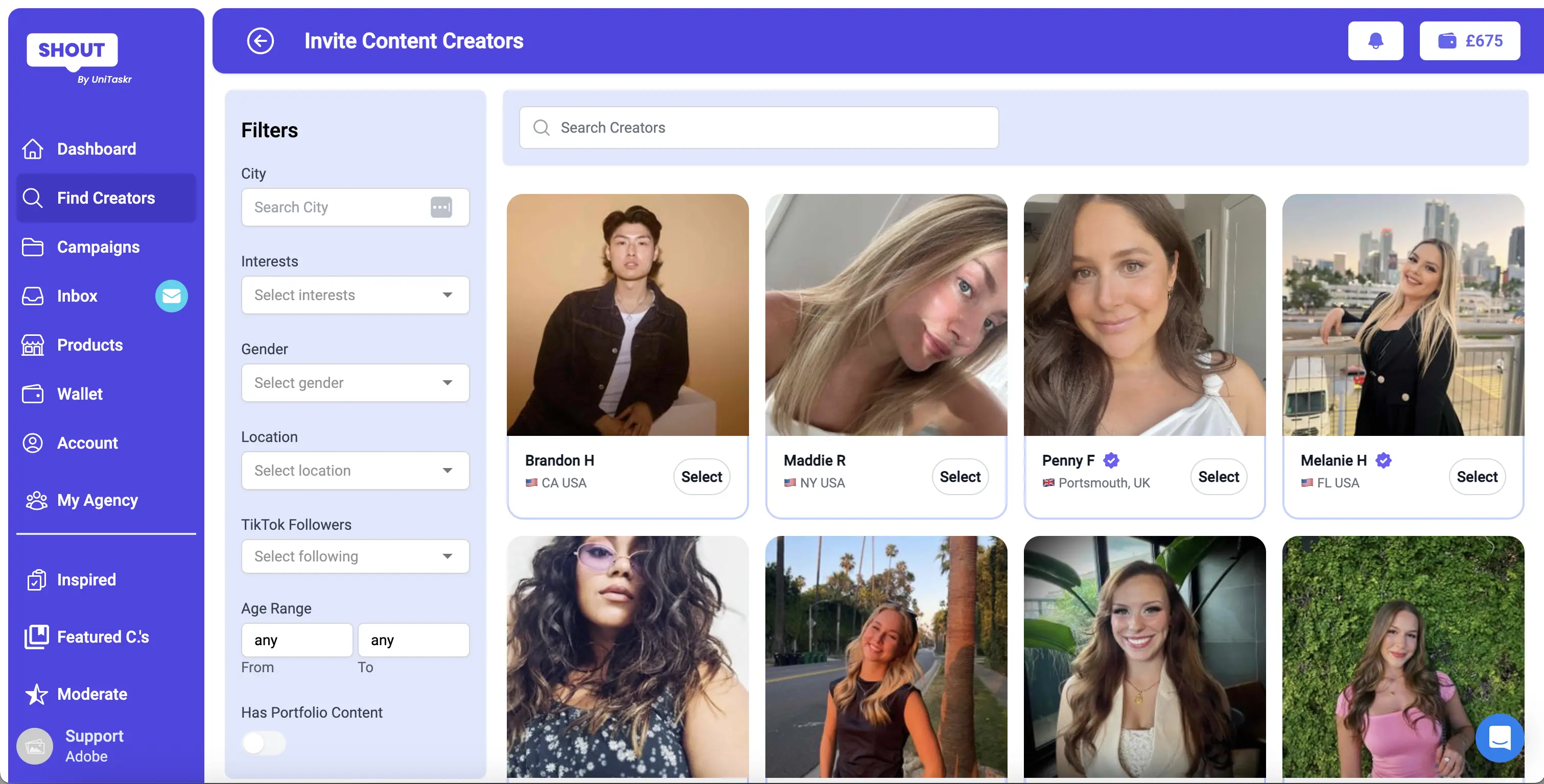 Creator Search Platform